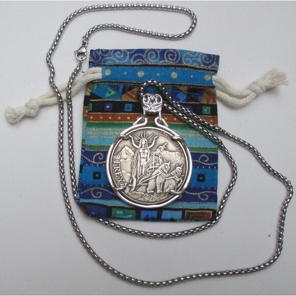 NEW-Freya & Odin Necklace, Two Necklaces in One-Norse Gods - Picture 1 of 9
